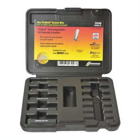 UPC: 0037231232467 | BONDHUS 23246 ProHold Hex Bits 2In  6pcs