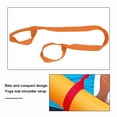 thumbnail image 4 of Portador de esterilla de yoga Sonducket Correa de transporte ajustable Cinturón de hombro de algodón Naranja 160x4cm, 4 of 6