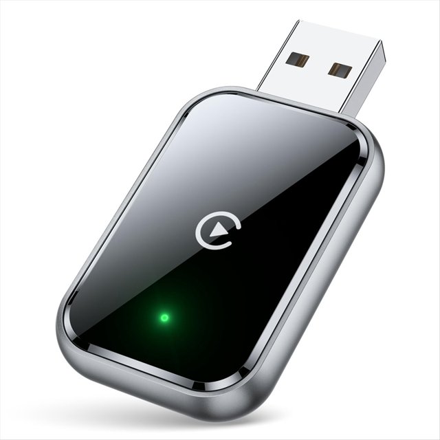 Adaptador CarPlay Inalámbrico para , Convierte de Cableado A Inalámbrico, Tamaño Mini, USB y USB-C, Sin Demora