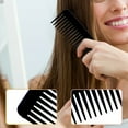 thumbnail image 4 of ERTUTUYI Hair Combs Hair Combing Comb, Wide Tooth Comb, Handleless Combing Comb, Styling Shampoo Comb, Suitable for Women and Girls with Curly Hair and Wet Or Dry Hair 10Pc, 4 of 6