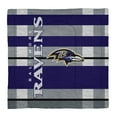 thumbnail image 2 of Baltimore Ravens Heathered Stripe 3-Piece Full/Queen Bed Set, 2 of 3