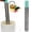 Green, variant on Tea Infuser for Loose Leaf, Stainless Steel Infuser Stick with Fine Mesh, Long Handle Strainer, Reusable Steeper for Coffee, Spices (1pcs)