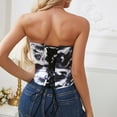 thumbnail image 5 of Juosiy Women Sexy Vintage High End Printed Design Corset Trendy Soft Cozy Strapless Tunic Shapewear, 5 of 5