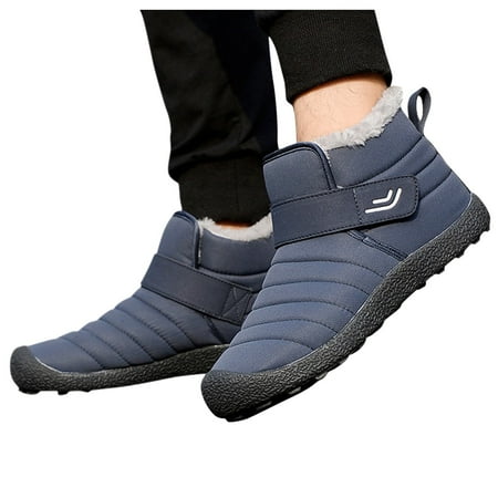 

Gubotare Womens Boots Women s Fashion Winter Ankle Boots Blue 8.5