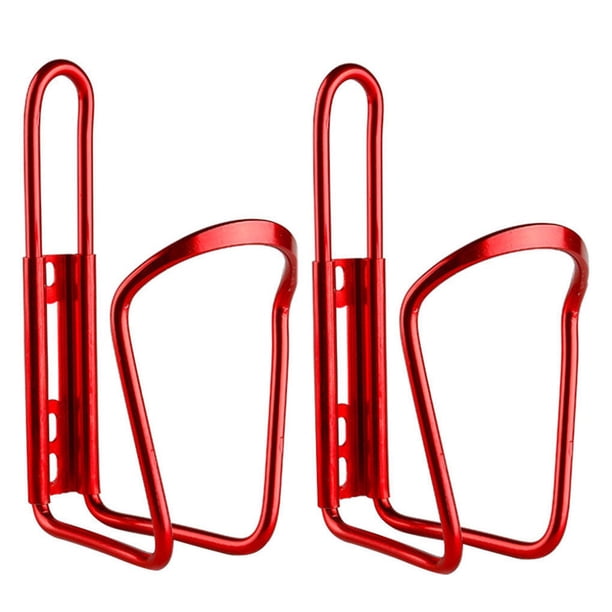 Advancent 2 piezas de bicicletas de montaña, botella de agua, soporte para bebidas, tetera, jaulas, estante de almacenamiento para ciclismo, deportes al Ciclismo Rojo Advancent OD3019-03B