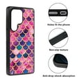 thumbnail image 2 of WIRESTER Shockproof Soft Rubber Cover Case for Samsung Galaxy S25 Ultra 6.8" 2025, Pink Mermaid Scales, 2 of 5