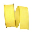 thumbnail image 1 of Reliant Ribbon 92573W-079-40K Everyday Linen Value Wired Edge Ribbon - Yellow - 2.5 in. x 50 yards, 1 of 3