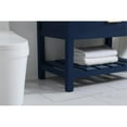 thumbnail image 5 of Elegant Decor Clement 36" Aluminum MDF Single Bathroom Vanity in Blue, 5 of 8