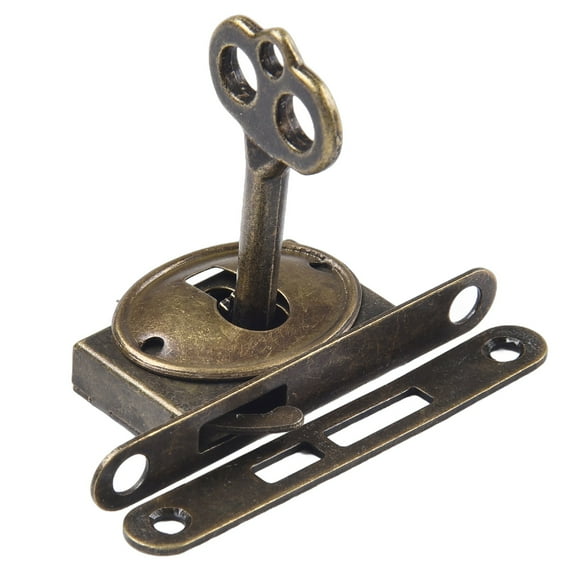 Antique Furniture Lock Vintage Design Compact and Easy to Use Left and Right Key Operation Durable and Long Lasting 15PCS
