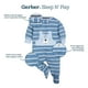 thumbnail image 4 of Gerber Paquete de 2 Pijamas Sleep 'N Play para bebés, Azul Zorro, 3-6 Meses, 4 of 6
