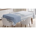 thumbnail image 1 of Ambesonne Animal Cartoon Tablecloth Rectangular Table Cover, Happy, 60"x90", Multicolor, 1 of 3