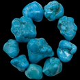 thumbnail image 3 of Turquoise Howlite Large Nugget Bead 16" Strand | 50x42 to 33x22mm | 10 Beads |, 3 of 9