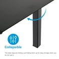 thumbnail image 3 of Miangastore 4 Pcs Pieds de Table Pliants Robustes Lit Durables Pieds de Table pour Portable Mobilier (Noir), 3 of 8
