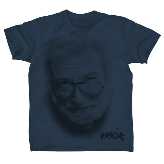 Jerry Garcia Men's Jay Blakesberg Portrait T-Shirt Blue S