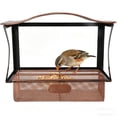 thumbnail image 1 of Rewenti Window Bird Feeder Metal Strong Suction Cups Ladder Wide Outdoor Wild Birds Feeding, 1 of 5