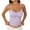 Purple, variant on Women's Solid Color Fashion Round-Neck Camisoles Adjustable Sling Leisure Motion Tops Great Gifts for Less Black S