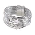 thumbnail image 2 of Pulsera rígida para niña, de aleación, , , ideal para fiestas y como accesorio versátil. Plata, 2 of 8