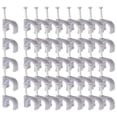 thumbnail image 4 of Masteelf 100pcs Cable Staple Extension Cord Clip Cable Wire Clip Cable Staple With Nail Clamps Half Clamp Tubing Clamps Half Clamp Fixtures Fasteners, 4 of 7