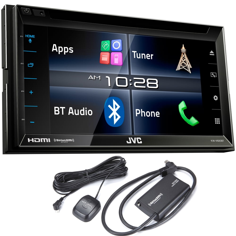JVC KWV620BT 6.8" Display Double DIN Bluetooth InDash Car Stereo with