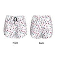 thumbnail image 5 of Picia Rabbit Eating Pattern Women's 2 in 1 Athletic Running Shorts High Waisted Workout Casual Gym Sweat Shorts with Comfy Liner Zipper Pockets-X-Large, 5 of 9