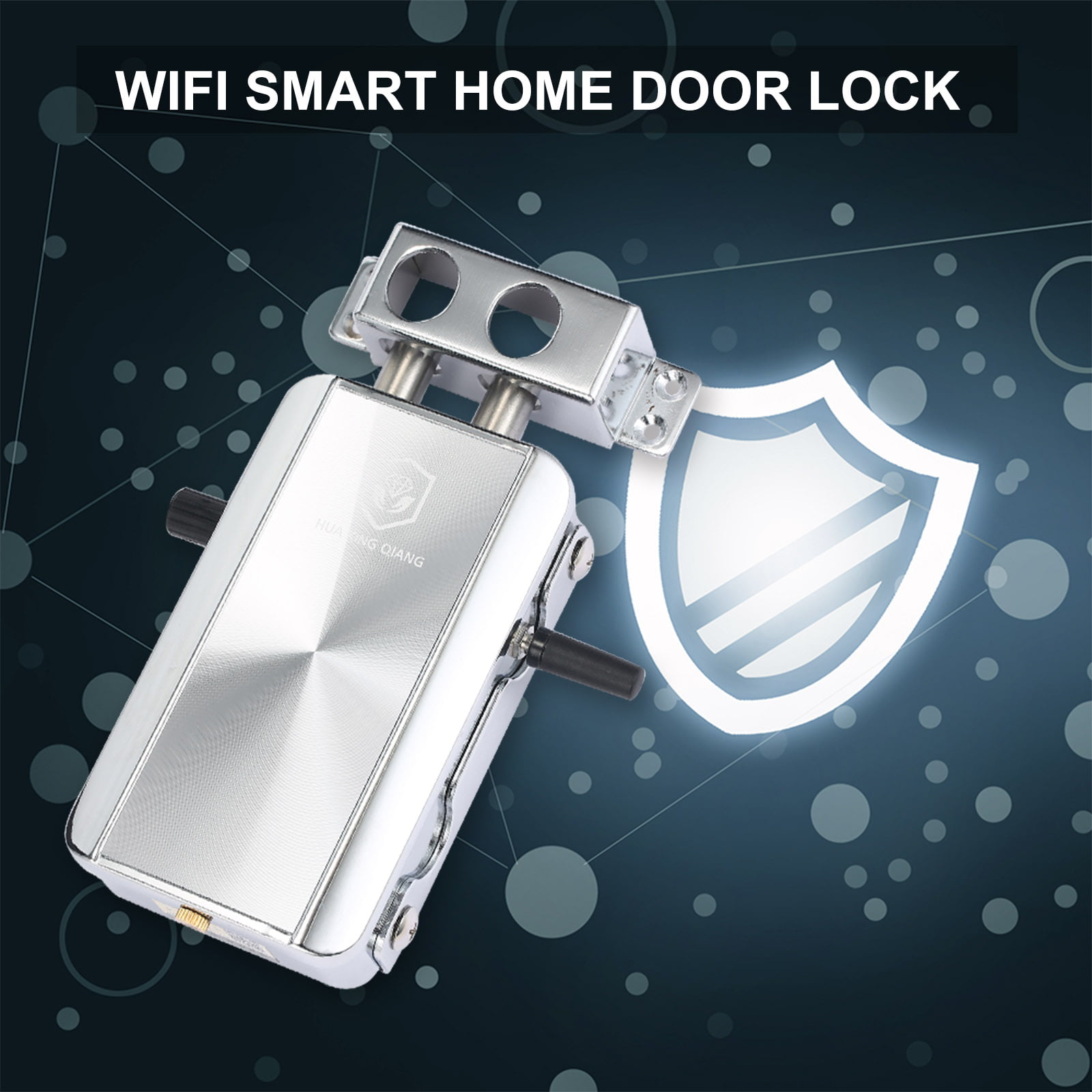 433Mhz WIFI Smart Door Lock Wireless Remote Control Anti-theft USB Charging Home
