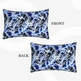 thumbnail image 4 of Fotbe Blue Lightning2 Pillow Cases - Envelope Closure - Luxury, Extra Soft, Cooling Pillow Covers - Wrinkle, Fade, Stain Resistant-16"x24", 4 of 8