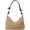 Straw-brown, variant on Beach Tote Bags for Women, Summer Slouchy Hobo Shoulder Crossbody Bag Womens Boho Purses and Handbags