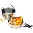 thumbnail image 1 of Texsport Stainless Steel Cook Pot/Fry Pan Combo, 1 of 2