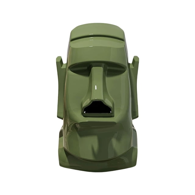 Green Green Tissue Dispenser With Headphone Stand Sunglasses Holder Tabletop Organizer Spring Loaded Multi Function Office Home Storage Design #HX273