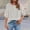 White, variant on Hawaiian Womens Shirts Western Vintage Tee Shirt Elbow-Length Yellow Crew Neck Summer Blouses for Women Under $10,M