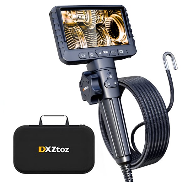 Cámara de inspección con boroscopio articulado DXZToz de 10 pies 1080P