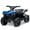 Blue, variant on Goldensoil 6V Kids ATV 4-Wheeler, 1.8MPH Max Speed, Ride-On Toy with Music, Up to 55 Pounds, Black