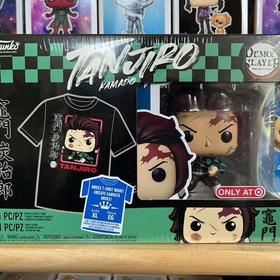 Funko POP! & T-Shirt  Demon Slayer Tanjiro Kamado 867 POP   Exclusive XL Tee