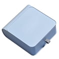thumbnail image 1 of Caja de almacenamiento de escritorio resistente y duradera de polipropileno, apilable, de gran capacidad, aspecto elegante, organizador de cajones pequeños para el hogar y la oficina, color azul claro, 1 of 12
