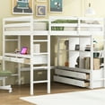 thumbnail image 2 of Pine Wood Loft Bed with Built-in Study Desk/Create a Dedicated Study Area, 2 of 2