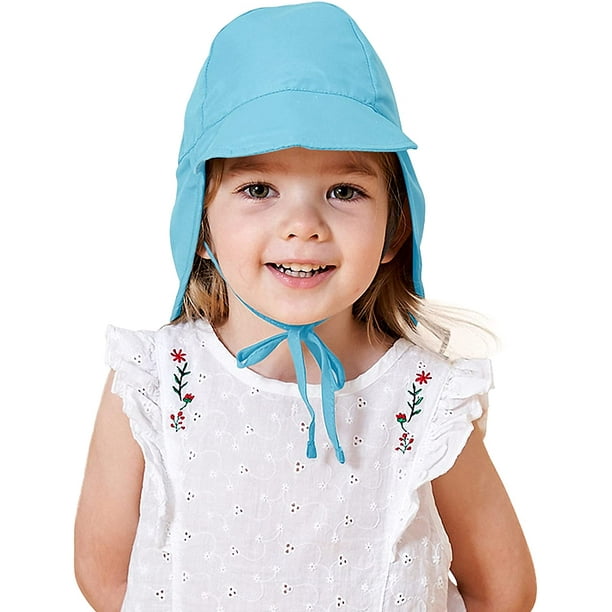 Baby Girl Sun Hat Infant Sun Hats Toddler Neck Flap UPF 50+ Sun