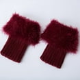 thumbnail image 6 of Dyfzdhu Autumn Winter Leg Thermalers Knitted Solid Color Woolen Leg Warmers Short Socks, 6 of 6