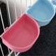 thumbnail image 4 of 3 Pcs Rabbit Feeder with Hook Food and Water Bowl on Cage for Rabbit/Guinea Pig/Chinchilla/Bunny,Plastic, 4 of 5