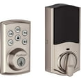 thumbnail image 1 of Kwikset 98880-004 SmartCode 888 Smart Lock Touchpad Electronic Deadbolt Door Lock with Z-Wave Plus Featuring SmartKey Security in Satin Nickel (Refurbished), 1 of 7