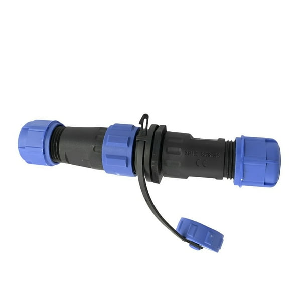 Riwesomey Acoplador de Cable en línea impermeable, enchufe, conectores impermeables, conector de Cable impermeable Herramientas y ferretería 3PIN