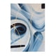 thumbnail image 1 of Cuadro decorativo Ecléctico Blue & Golden Rose 90cm x 54cm, 1 of 3