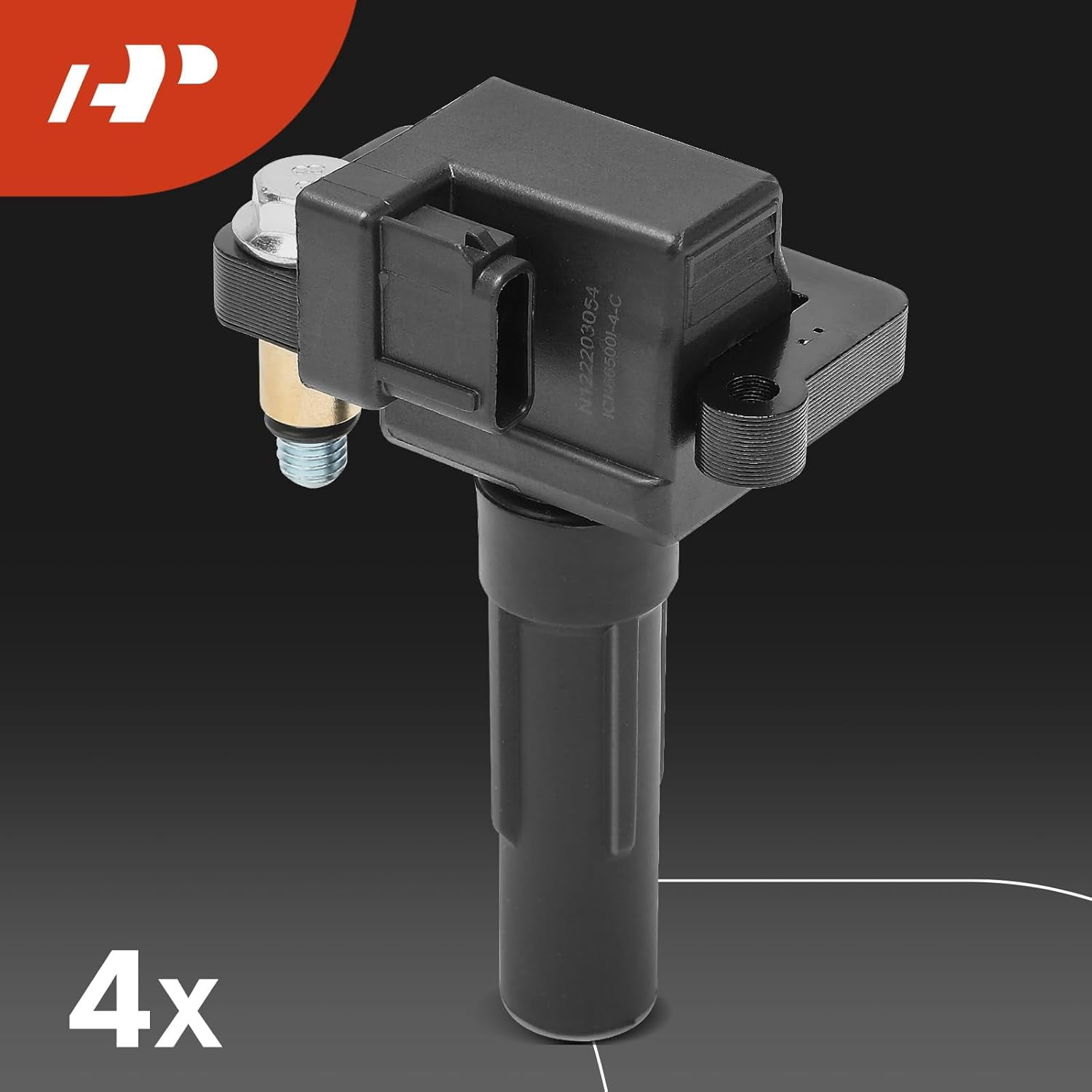 A-Premium Set of 4 Ignition Coil Pack and Iridium Spark Plugs Compatible with Subaru Forester 2011-2013, Impreza 2011-2014, Legacy 2010-2012, WRX 2013-2014, WRX STI 2013-2018, 2.5L