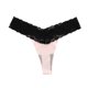 thumbnail image 1 of Gibobby Braguita cintura alta Tangas algodón para mujer Ropa interior encaje sexy para mujer Transpirable No Show T Back Tanga Bragas（Rosa， M), 1 of 3