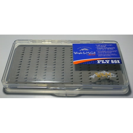 Slotted Foam Fly Box - Wright McGill Triangle Foam Fly Box - Holds 168 Flies - Fly Fishing