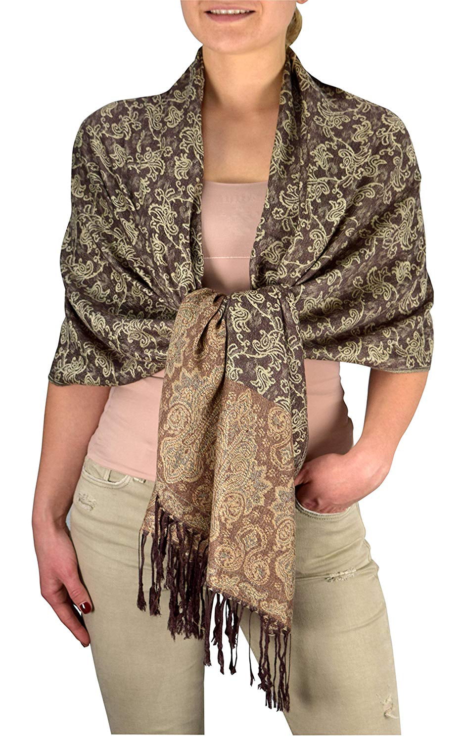 Womens Scarf Silk Long Scarf Blanket Lightweight Neck Scarf with Tropical Rain Forest Shawl Wrap 70x 35 for Spring Summer 