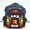 black-Large, variant on Cars Cartoon Red Racing Bag 3D Pocket Backpack Mini Red Racing Backpack