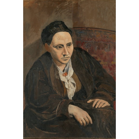 24x36 gallery poster, Portrait of Gertrude Stein, 1906 by Pablo Picasso