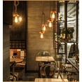 thumbnail image 5 of Lámpara colgante de cuerda de cáñamo, estilo industrial retro vintage para restaurante, bar, cafetería, E27, 220 V, 100 cm (bombilla no incluida), 5 of 5