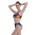 thumbnail image 3 of Kdxio Fantasy Cosmic Landscape for Womens High Waisted Bikini Top Sports Style Two Piece Bathing Suits, 3 of 5