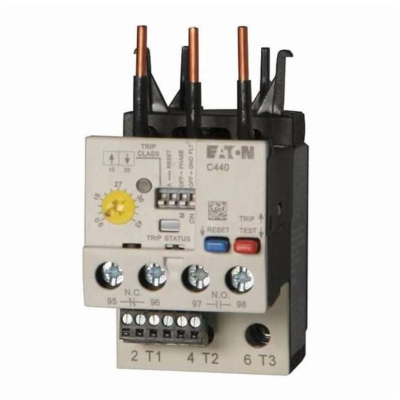 Eaton Overload Relay, 1NC/1NO, 1 A Min current, 5 A Max current XTOE005CCS